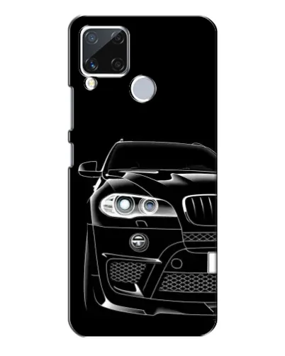 Чехол для Realme C15 с картинкой «Темный силуэт BMW» Чехол для Realme C15 с картинкой «Темный силуэт BMW»