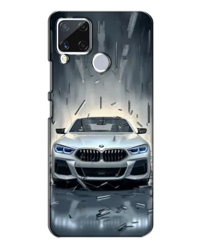 Чехол для Realme C15 с картинкой «BMW в свете фар» Чехол для Realme C15 с картинкой «BMW в свете фар»