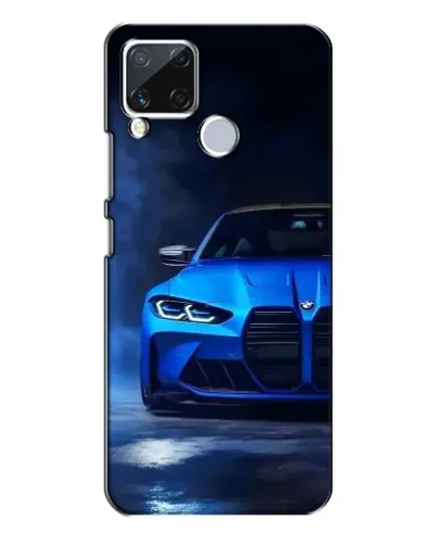 Чехол для Realme C15 с картинкой «Голубая BMW M4» Чехол для Realme C15 с картинкой «Голубая BMW M4»