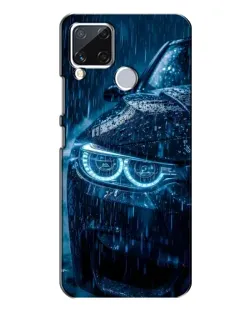 Чохол для Realme C15 з картинкою «BMW під дощем»