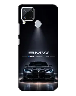 Чохол для Realme C15 з картинкою «BMW крізь нічне місто»