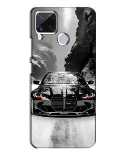 Чохол для Realme C15 з картинкою «BMW — акварельний дрифт»