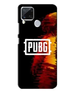 Чохол для Realme C15 з картинкою «Яскравий логотип PUBG»
