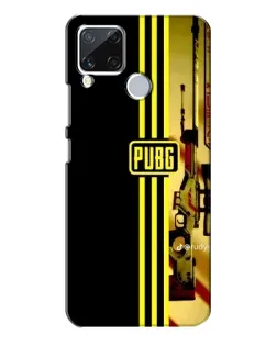 Чехол для Realme C15 с картинкой «PUBG — камуфляжный шлем»