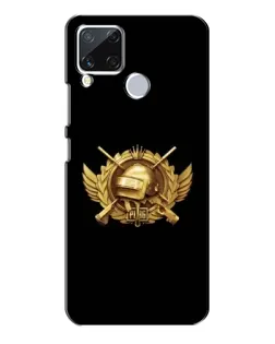 Чехол для Realme C15 с картинкой «PUBG — оранжевый градиент»
