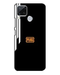 Чехол для Realme C15 с картинкой «PUBG — вертикальные линии»