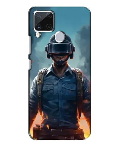 Чехол для Realme C15 с картинкой «PUBG — реалистичный герой» Чехол для Realme C15 с картинкой «PUBG — реалистичный герой»