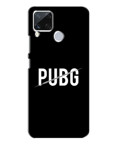 Чехол для Realme C15 с картинкой «PUBG — белый логотип» Чехол для Realme C15 с картинкой «PUBG — белый логотип»