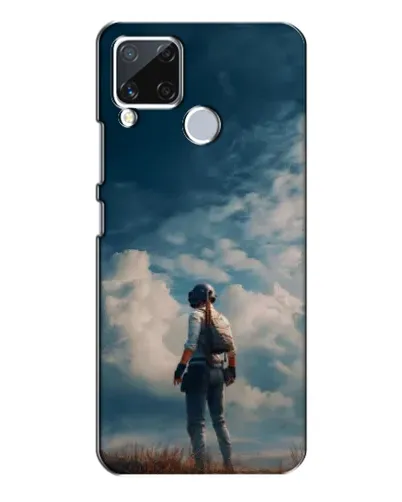 Чехол для Realme C15 с картинкой «Герой PUBG на скале» Чехол для Realme C15 с картинкой «Герой PUBG на скале»