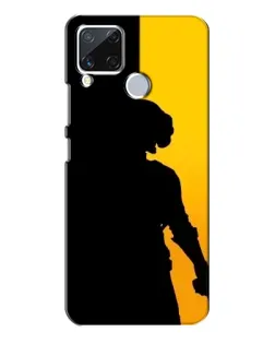 Чехол для Realme C15 с картинкой «Тень воина PUBG»