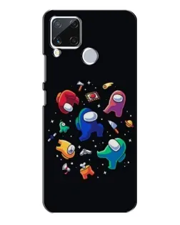 Чехол для Realme C15 с картинкой «Among Us космос»