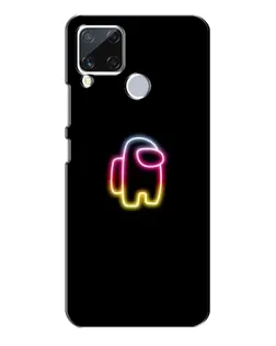 Чехол для Realme C15 с картинкой «Among Us градиент»