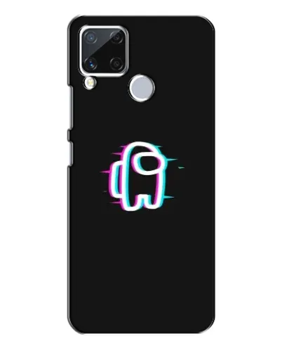 Чехол для Realme C15 с картинкой «Among Us неон» Чехол для Realme C15 с картинкой «Among Us неон»