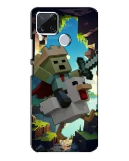 Чехол для Realme C15 с картинкой «Стив и гусь»