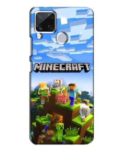Чехол для Realme C15 с картинкой «Minecraft классический мир» Чехол для Realme C15 с картинкой «Minecraft классический мир»
