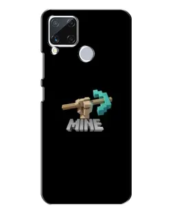 Чехол для Realme C15 с картинкой «Алмазная кирка»