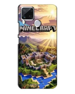 Чехол для Realme C15 с картинкой «Minecraft панорама»