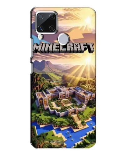 Чехол для Realme C15 с картинкой «Minecraft панорама» Чехол для Realme C15 с картинкой «Minecraft панорама»