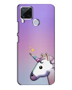 Чехол для Realme C15 с картинкой «Единорог градиент» Чехол для Realme C15 с картинкой «Единорог градиент»