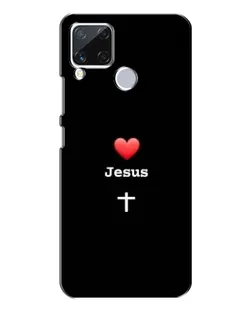 Чохол для Realme C15 з картинкою «Серце - Jesus» Чохол для Realme C15 з картинкою «Серце - Jesus»