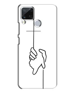 Чохол для Realme C15 з картинкою «Рука тримає» Чохол для Realme C15 з картинкою «Рука тримає»