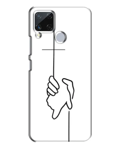 Чохол для Realme C15 з картинкою «Рука тримає» Чохол для Realme C15 з картинкою «Рука тримає»