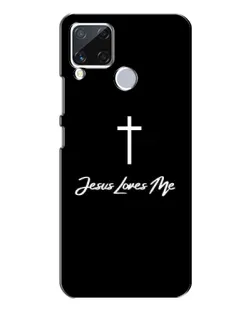 Чохол для Realme C15 з картинкою «Ісус любить тебе»