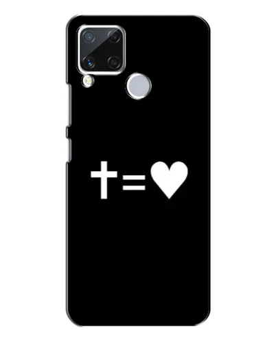 Чохол для Realme C15 з картинкою «Хрест та Серце» Чохол для Realme C15 з картинкою «Хрест та Серце»
