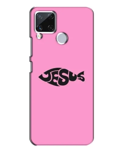 Чохол для Realme C15 з картинкою «Рожевий символ Jesus» Чохол для Realme C15 з картинкою «Рожевий символ Jesus»