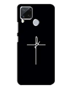 Чохол для Realme C15 з картинкою «Тонкий хрест»