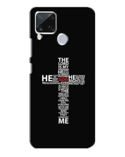 Чохол для Realme C15 з картинкою «Текстовий хрест»