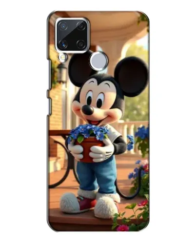 Чехол для Realme C15 с картинкой «Микки садовод» Чехол для Realme C15 с картинкой «Микки садовод»
