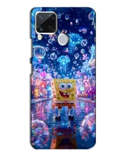 Чехол для Realme C15 с картинкой «Неоновый океан»