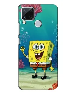 Чехол для Realme C15 с картинкой «Подводный привет»