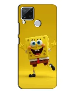 Чехол для Realme C15 с картинкой «Позитивный Губка Боб»