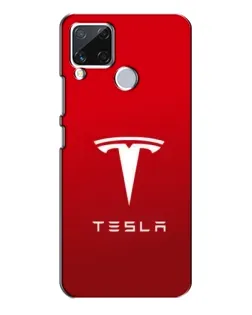 Чехол для Realme C15 с картинкой «Tesla Red Classic»