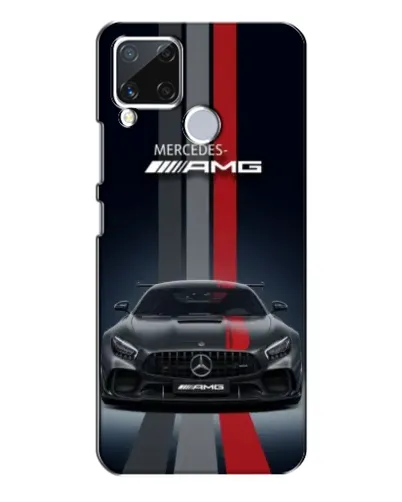 Чохол для Realme C15 з картинкою «Mercedes — білий карбон» Чохол для Realme C15 з картинкою «Mercedes — білий карбон»
