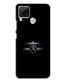 Чехол для Realme C15 с картинкой «Mercedes — абстрактные линии»