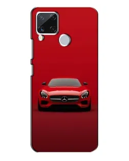 Чехол для Realme C15 с картинкой «Красный Mercedes AMG»