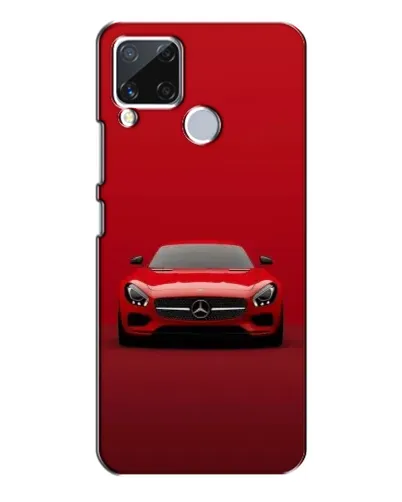 Чехол для Realme C15 с картинкой «Красный Mercedes AMG»