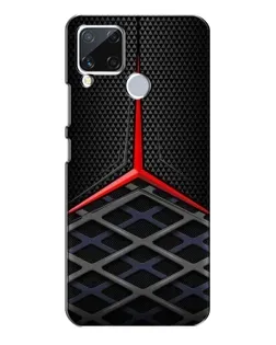 Чохол для Realme C15 з картинкою «Mercedes Carbon Grid»