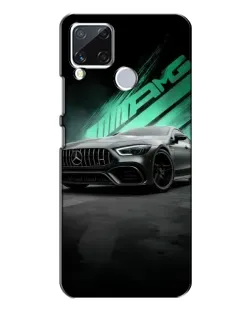 Чохол для Realme C15 з картинкою «Темний Mercedes AMG»