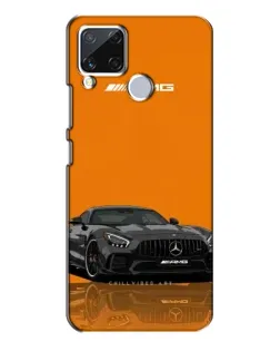Чохол для Realme C15 з картинкою «Помаранчевий Mercedes AMG»