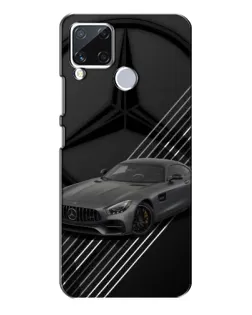 Чохол для Realme C15 з картинкою «Mercedes AMG — графіка»