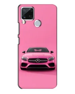 Чохол для Realme C15 з картинкою «Рожевий Mercedes AMG»