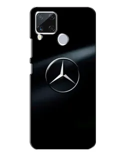 Чохол для Realme C15 з картинкою «Mercedes на металі»