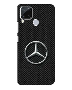 Чохол для Realme C15 з картинкою «Карбоновий Mercedes стиль»