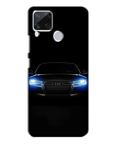 Чехол для Realme C15 с картинкой «Audi в неоне» Чехол для Realme C15 с картинкой «Audi в неоне»