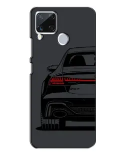 Чехол для Realme C15 с картинкой «Задняя часть Audi — арт»