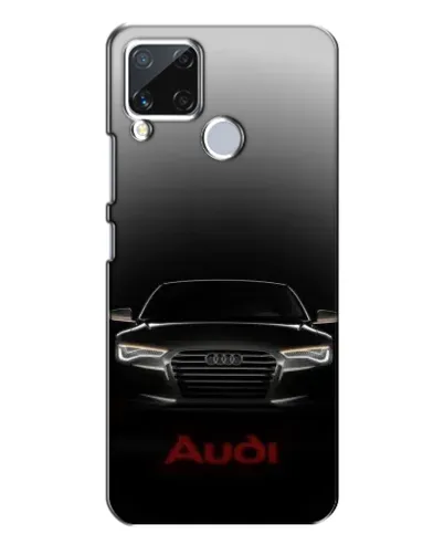 Чехол для Realme C15 с картинкой «Audi — градиентный контур» Чехол для Realme C15 с картинкой «Audi — градиентный контур»